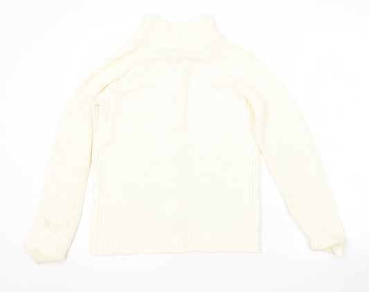 Womens UK Size XS Bonmarché Yellow Full Zip Jumper