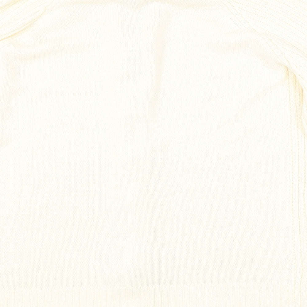 Womens UK Size XS Bonmarché Yellow Full Zip Jumper