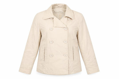Womens UK Size 16 ALIBI Beige Pea Coat