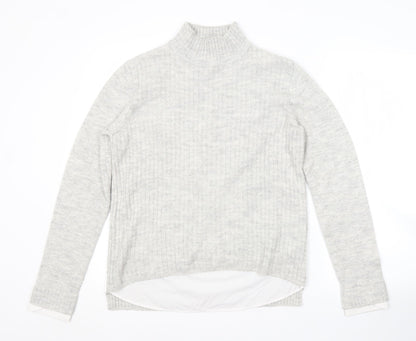Womens UK Size 10 Papaya Grey Pullover Jumper