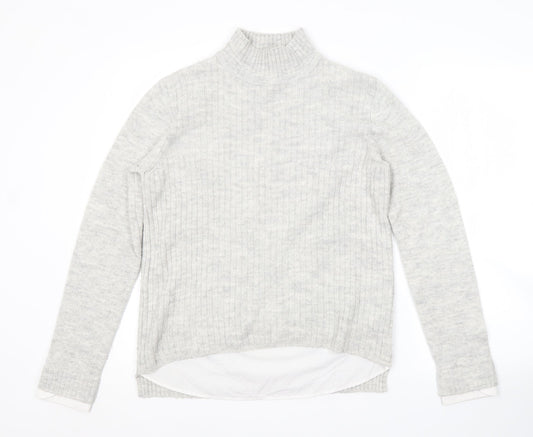 Womens UK Size 10 Papaya Grey Pullover Jumper