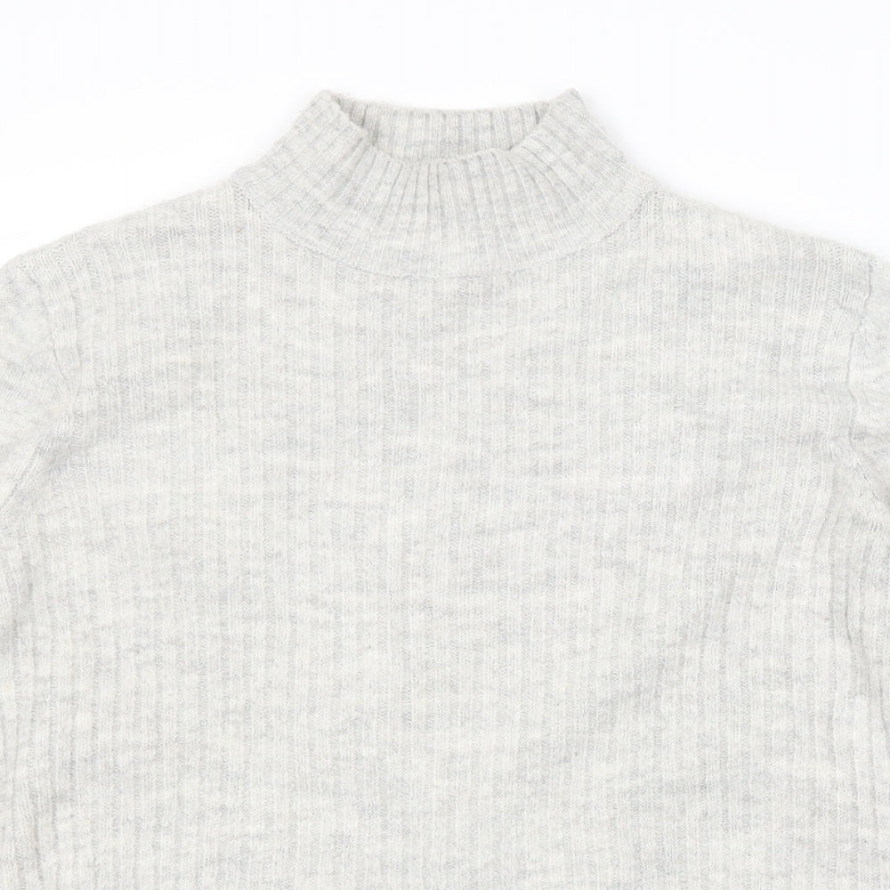 Womens UK Size 10 Papaya Grey Pullover Jumper
