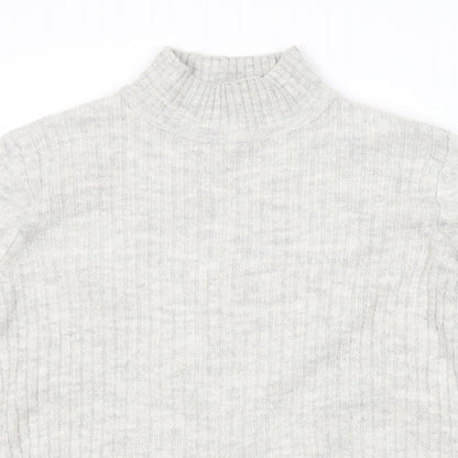Womens UK Size 10 Papaya Grey Pullover Jumper