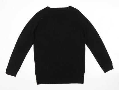 Womens UK Size 12 Atmosphere Black Pullover Jumper