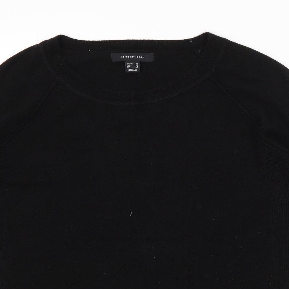 Womens UK Size 12 Atmosphere Black Pullover Jumper