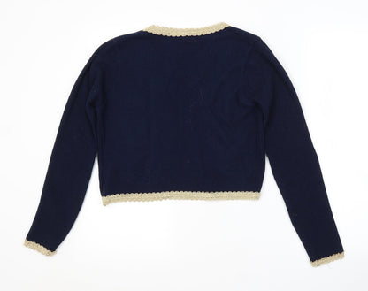 New Look Womens Blue   Cardigan Jumper Size L