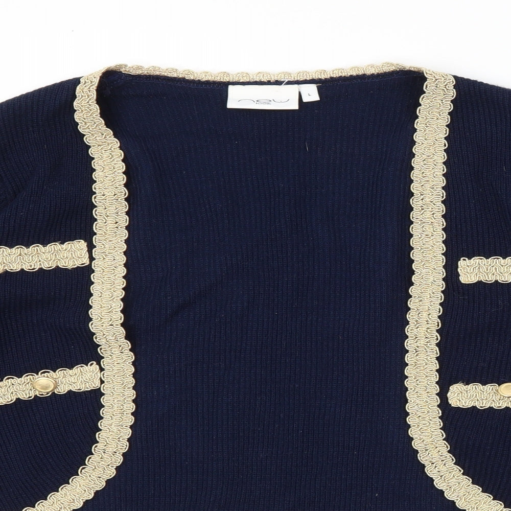 New Look Womens Blue   Cardigan Jumper Size L