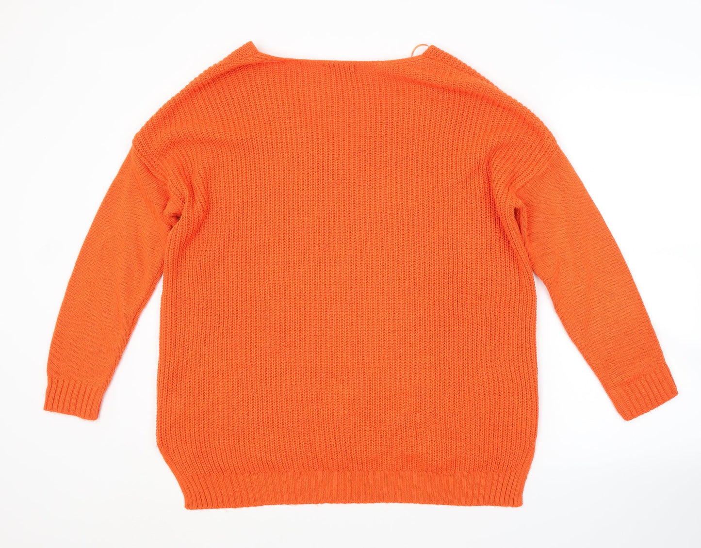 TU Womens Orange   Pullover Jumper Size 10