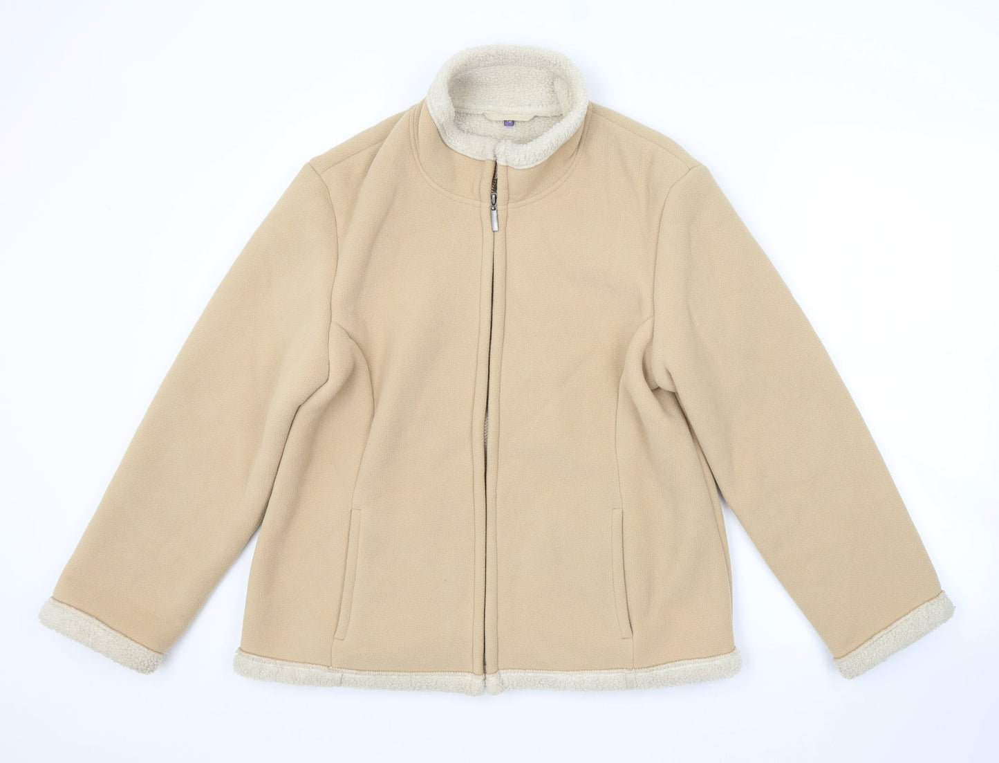 Womens UK Size 12 Preworn Beige Jacket