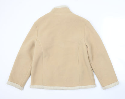 Womens UK Size 12 Preworn Beige Jacket