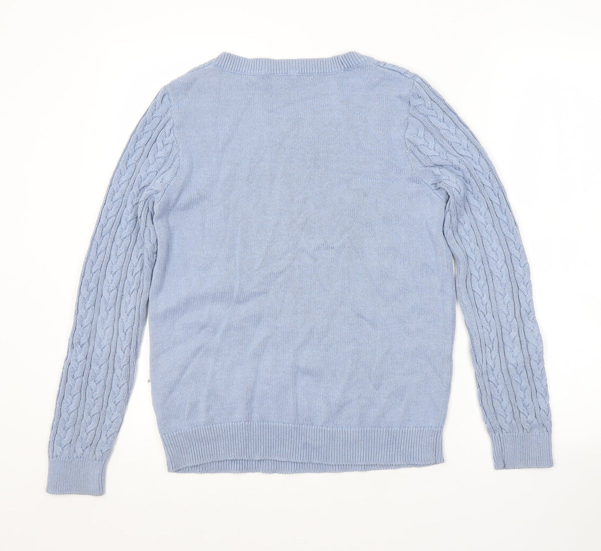 Womens UK Size M H&M Blue Pullover Jumper