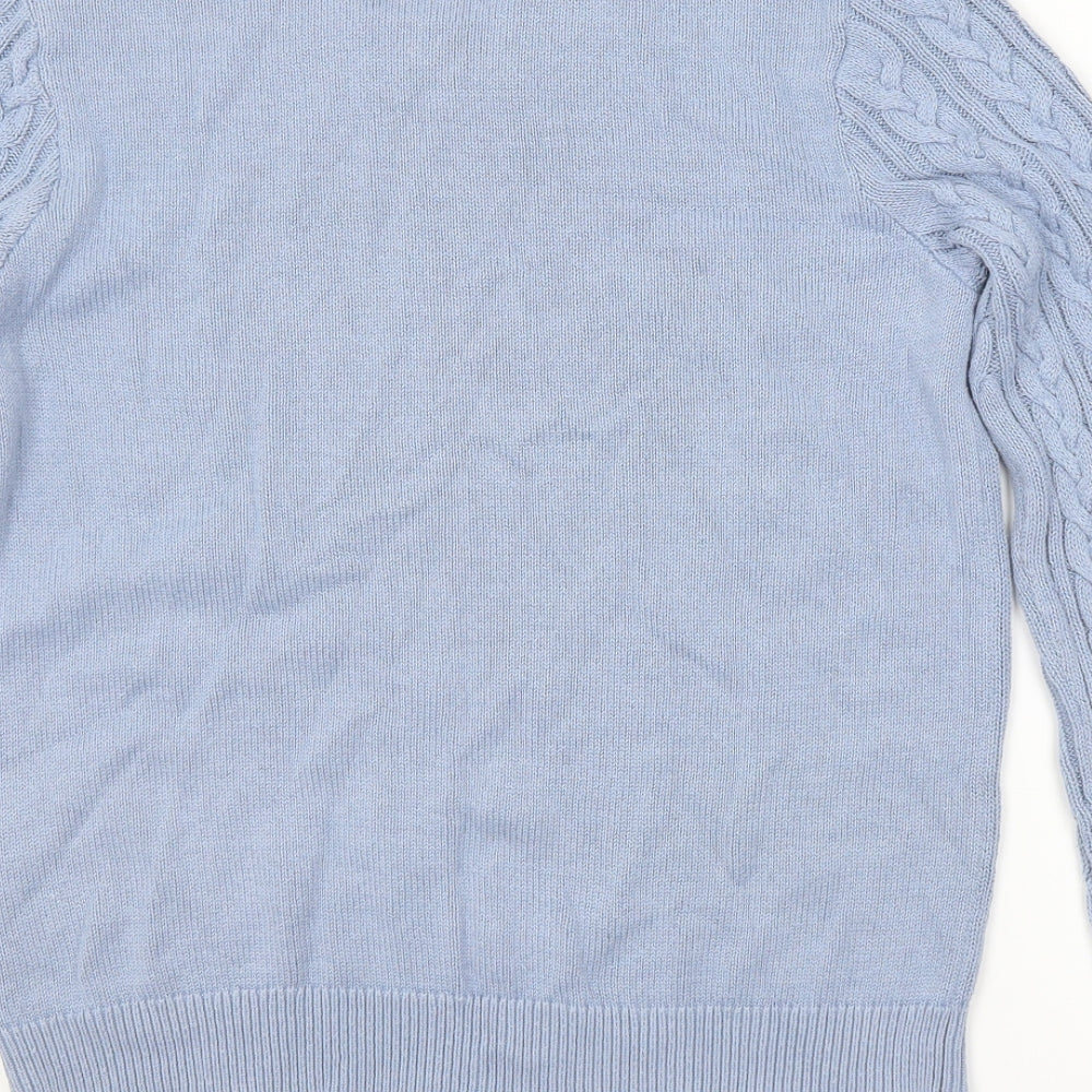 Womens UK Size M H&M Blue Pullover Jumper