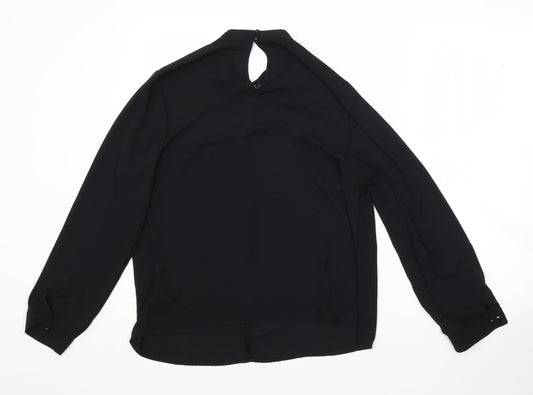 Papaya Womens Black   Basic Blouse Size 14