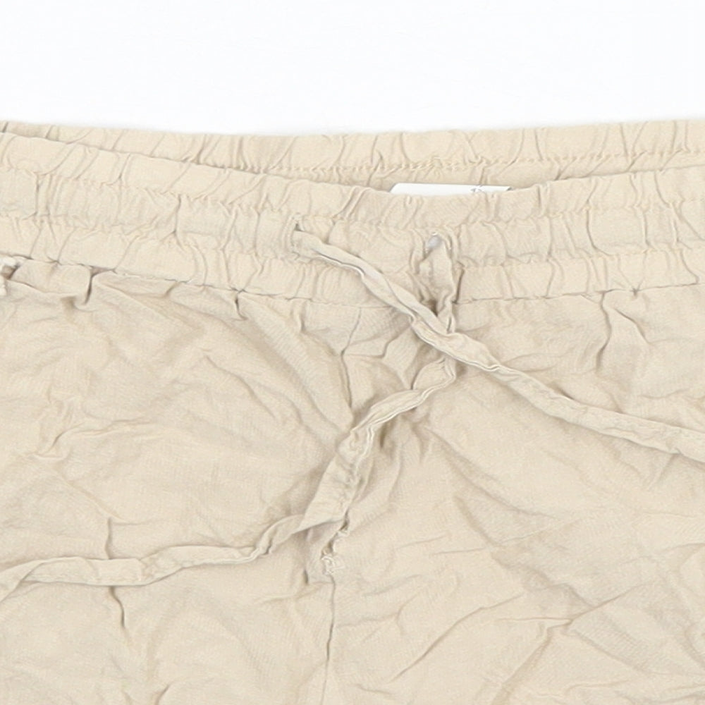 Atmosphere Womens Beige   Cut-Off Shorts Size 10