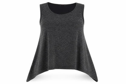 Womens UK Size 22 Glamorous Silver Basic T-Shirt