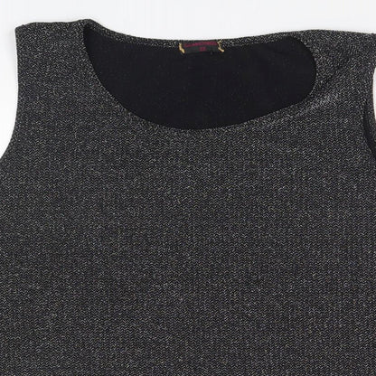 Glamorous Womens Silver   Basic T-Shirt Size 22