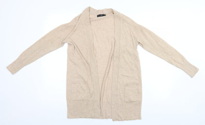 F&F Womens Beige   Cardigan Jumper Size 6