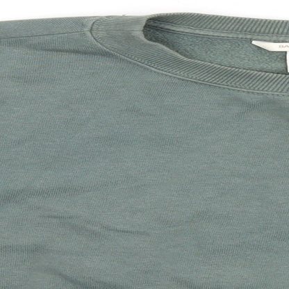 Womens UK Size 14 H&M Green Pullover Jumper