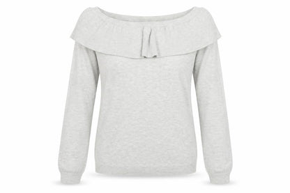 Womens UK Size S Divided Grey Full Zip Jumper