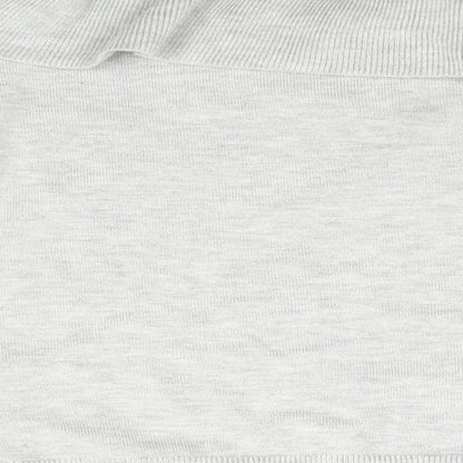 Womens UK Size S Divided Grey Full Zip Jumper