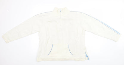 Womens UK Size 20 Marks and Spencer White Pullover Jumper