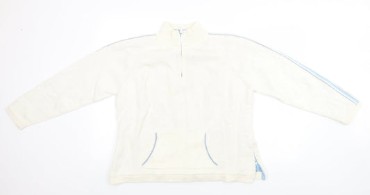 Womens UK Size 20 Marks and Spencer White Pullover Jumper