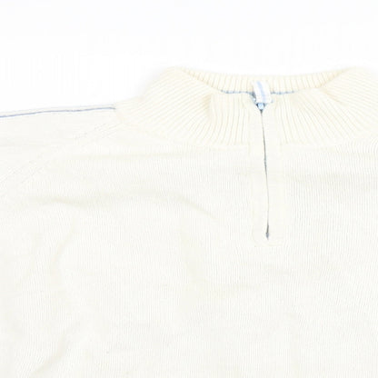 Womens UK Size 20 Marks and Spencer White Pullover Jumper