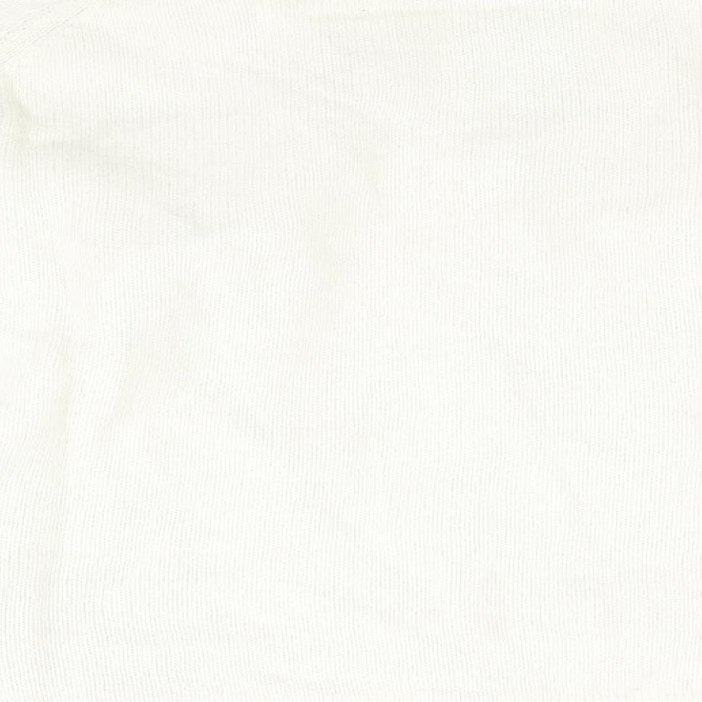 Womens UK Size 20 Marks and Spencer White Pullover Jumper