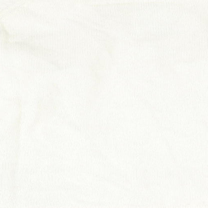 Womens UK Size 20 Marks and Spencer White Pullover Jumper