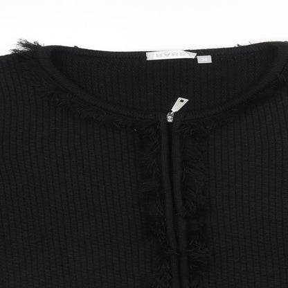Womens UK Size 10 Rabe Black Cardigan Jumper