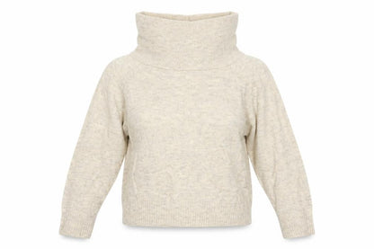 Womens UK Size XS H&M Beige Pullover Jumper