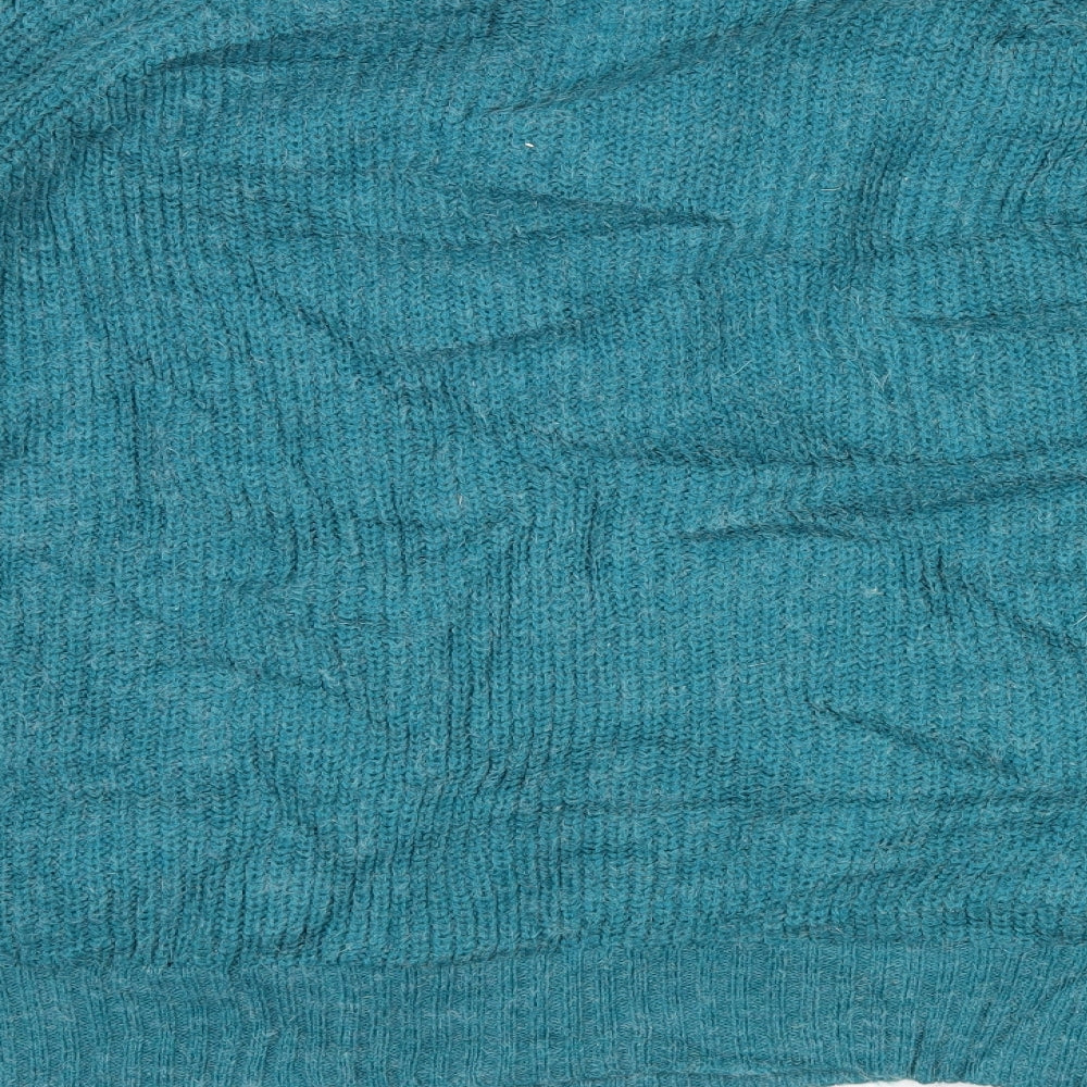 Womens UK Size L Papaya Green Pullover Jumper
