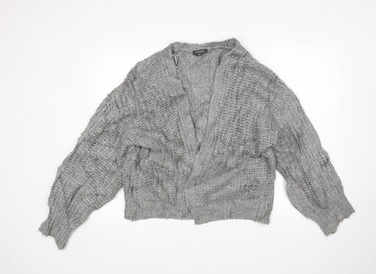 Primark Womens Grey   Cardigan Jumper Size M