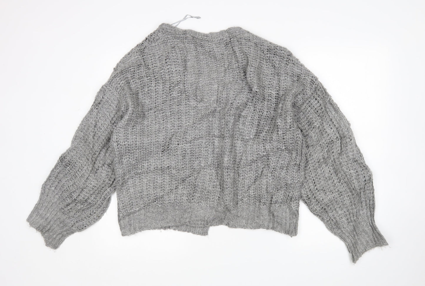 Primark Womens Grey   Cardigan Jumper Size M
