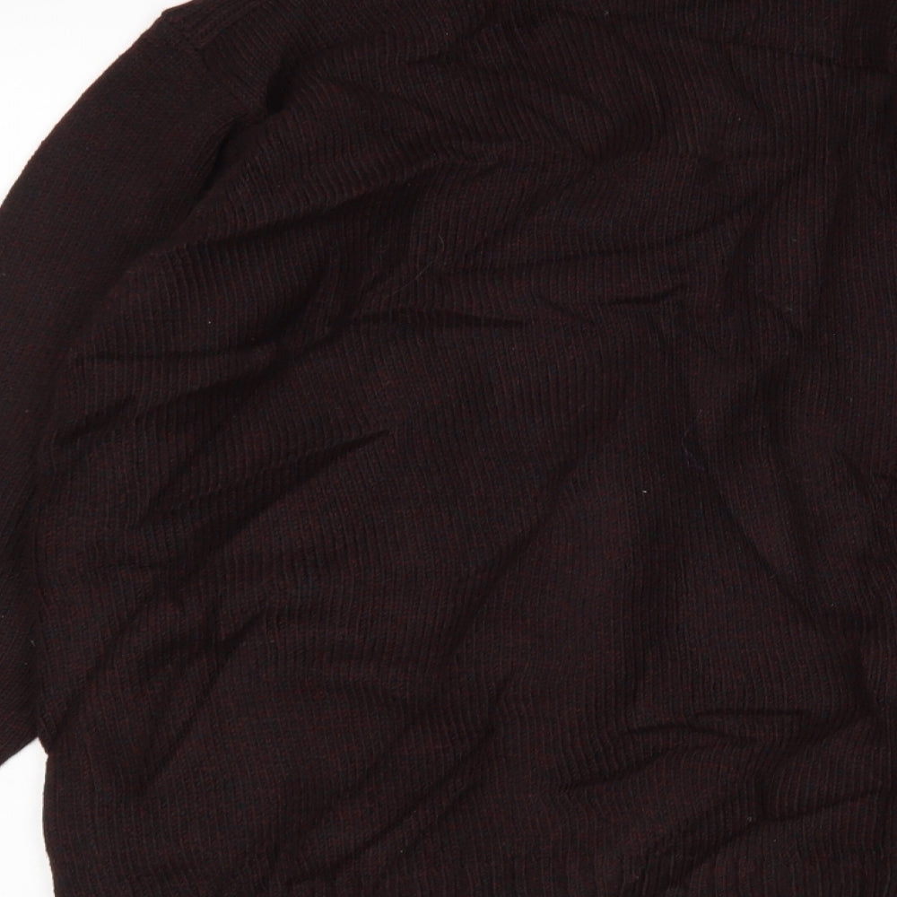 Mens UK Size M M&S Purple Full Zip Sweatshirt