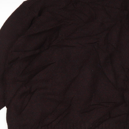 Mens UK Size M M&S Purple Full Zip Sweatshirt