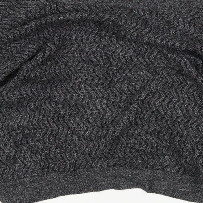 Womens UK Size M Preworn Grey Cardigan Jumper