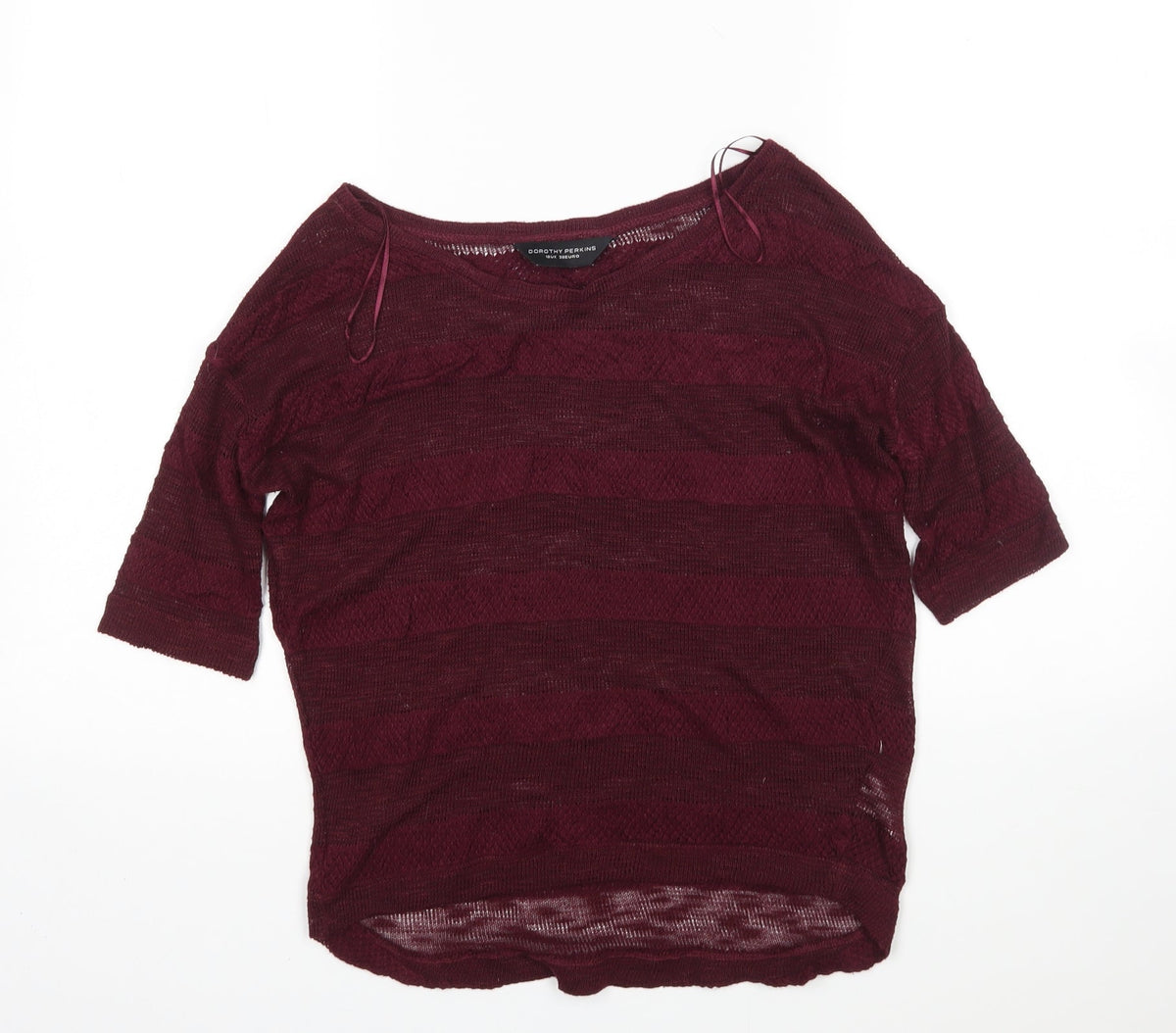 Womens UK Size 10 Dorothy Perkins Purple Pullover Jumper