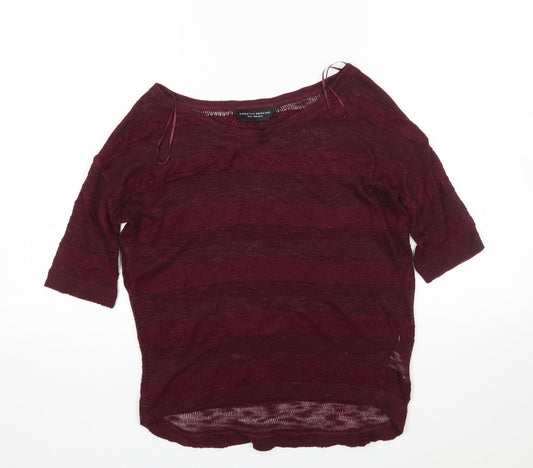 Womens UK Size 10 Dorothy Perkins Purple Pullover Jumper