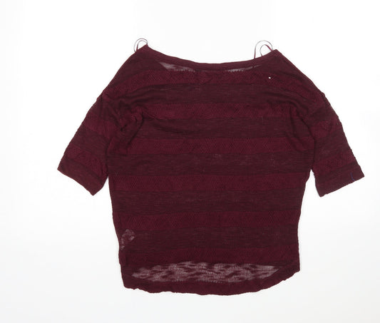 Womens UK Size 10 Dorothy Perkins Purple Pullover Jumper