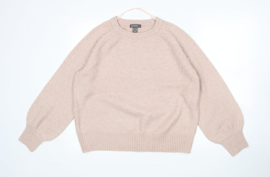 Primark Womens Pink   Pullover Jumper Size M
