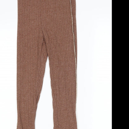 Primark Womens Brown   Jogger Leggings Size XS L29 in