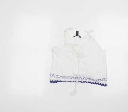 New Look Womens White   Basic T-Shirt Size 12