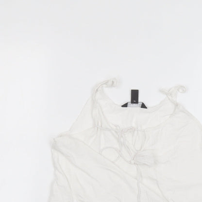 New Look Womens White   Basic T-Shirt Size 12
