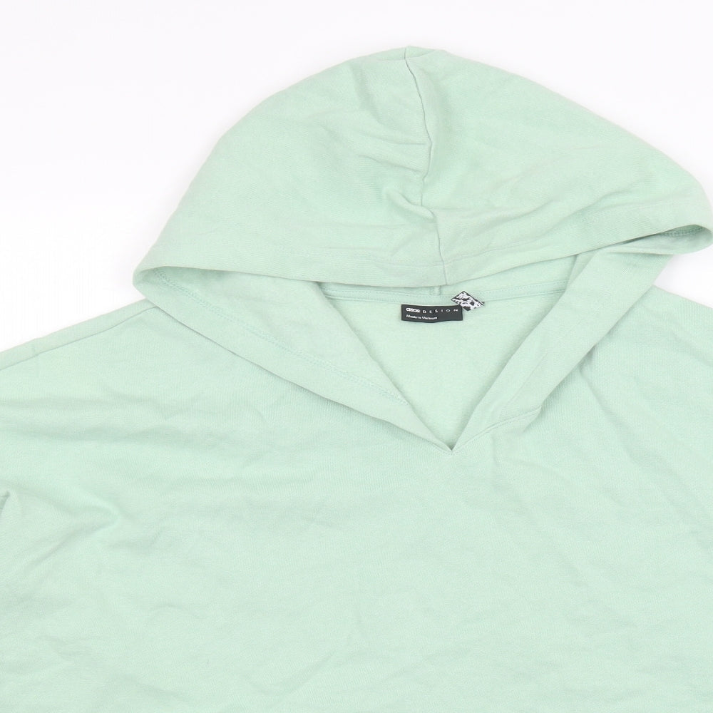 Womens UK Size 8 ASOS Green Pullover Hoodie
