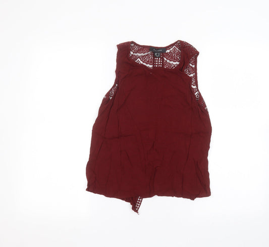 Atmosphere Womens Red   Basic Blouse Size 10