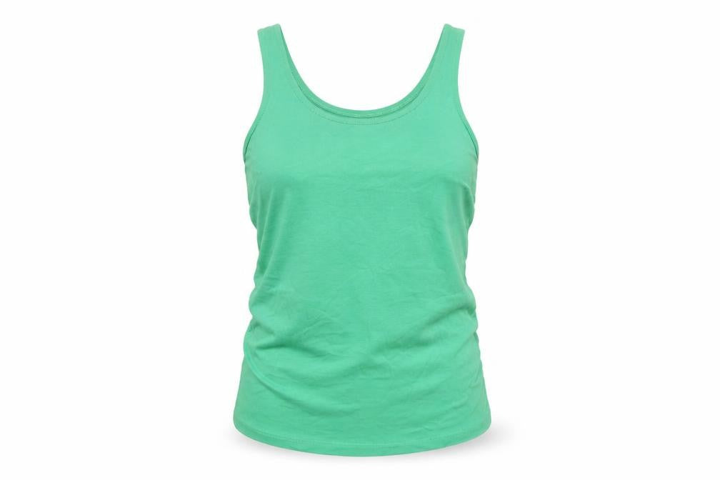 Womens UK Size S JoJo Maman Bébé Green Basic Tank
