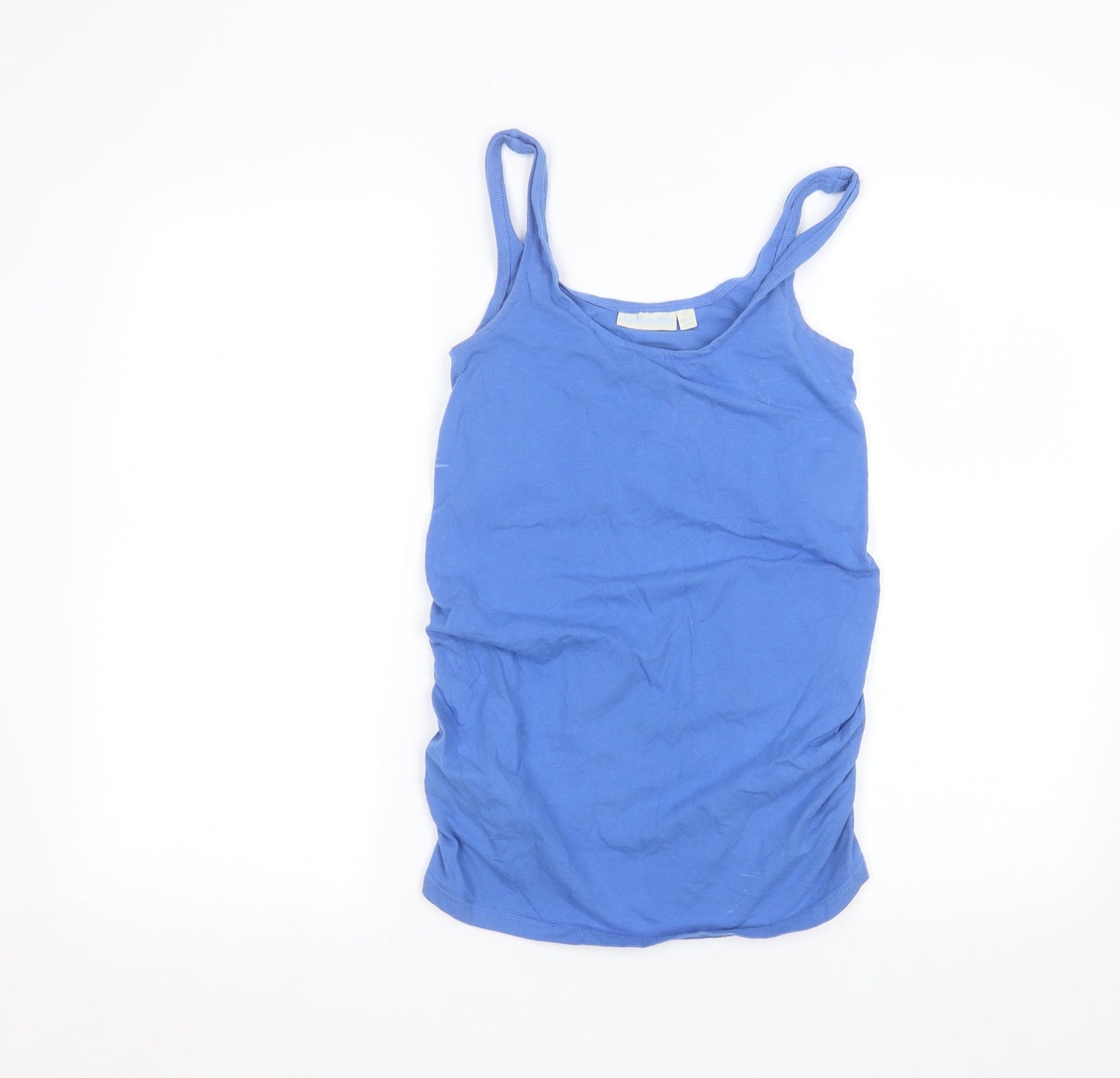 Womens UK Size XS JoJo Maman Bébé Blue Basic Tank