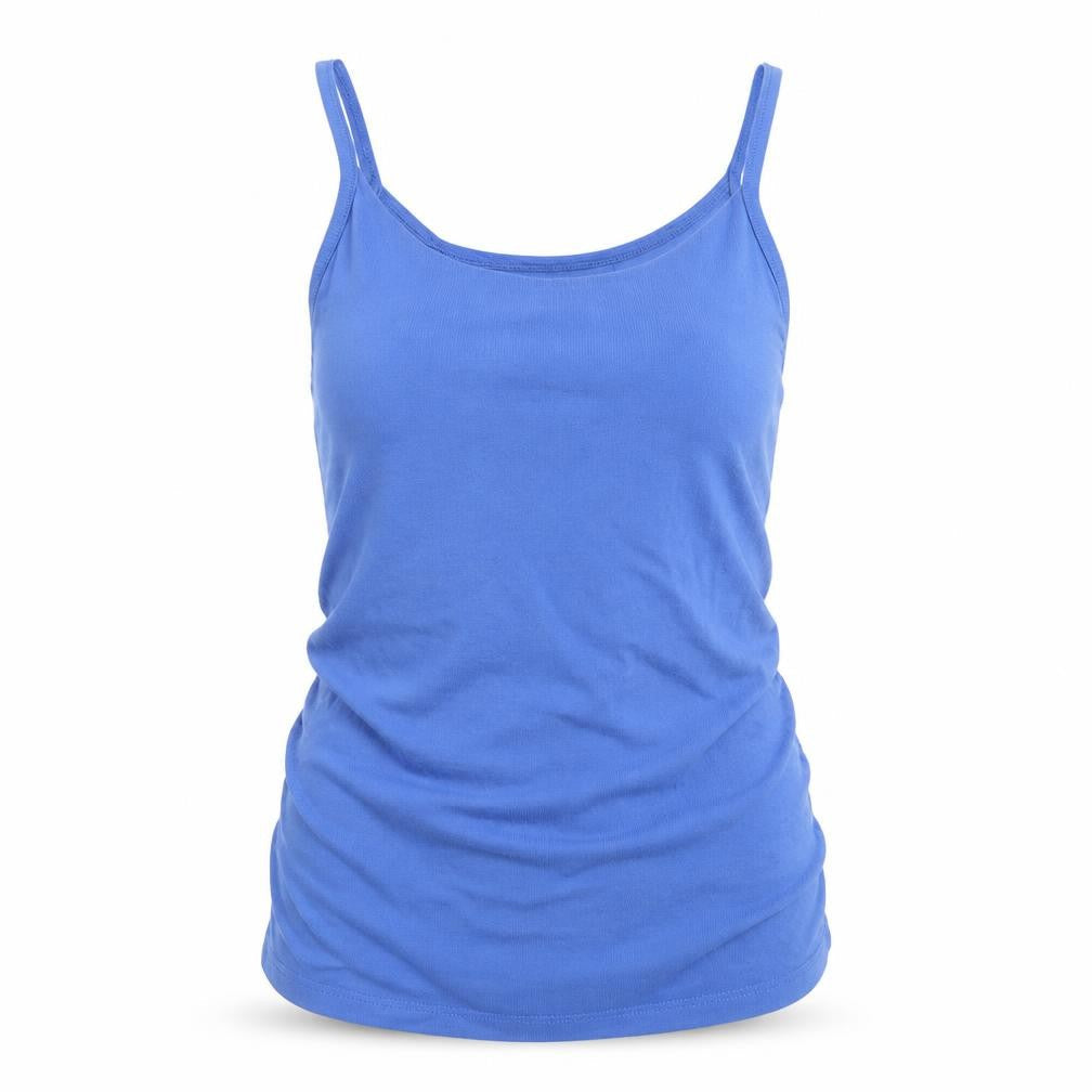 Womens UK Size XS JoJo Maman Bébé Blue Basic Tank