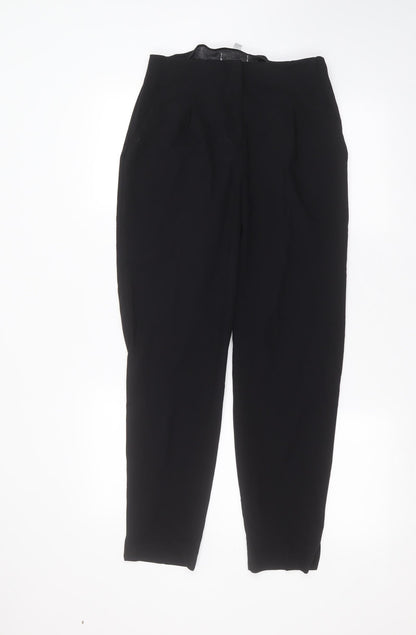 Womens UK Size 8 ASOS Regular Fit  Black Trousers